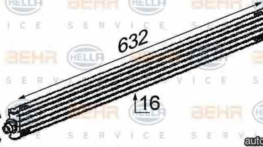 Radiator racire ulei cutie de viteze automata MERCEDES-BENZ VITO bus W639 HELLA 8MO 376 722-311