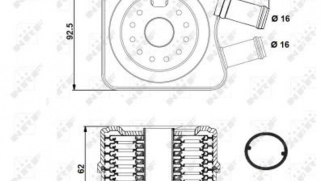 Radiator racire ulei Seat SEAT CORDOBA Vario (6K5) 1999-2002 #3 028117021B