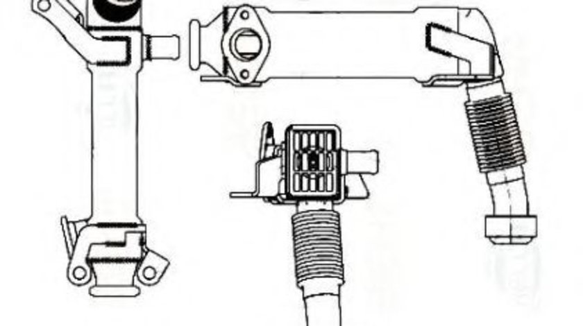 Radiator, recirculare gaze de esapament BMW Seria 3 Cupe (E92) (2006 - 2013) NRF 48001 piesa NOUA