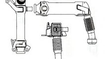 Radiator, recirculare gaze de esapament BMW X3 (E8...