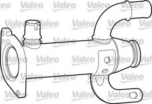 Radiator, recirculare gaze de esapament CITROEN C8 (EA, EB) (2002 - 2016) VALEO 817753 piesa NOUA