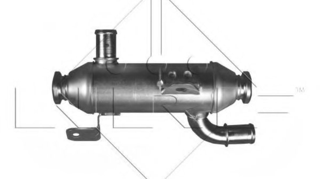 Radiator, recirculare gaze de esapament CITROEN XSARA Cupe (N0) (1998 - 2005) NRF 48008 piesa NOUA