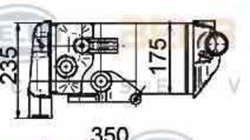 Radiator retarder RENAULT TRUCKS Premium HELLA 8MO 376 765-511