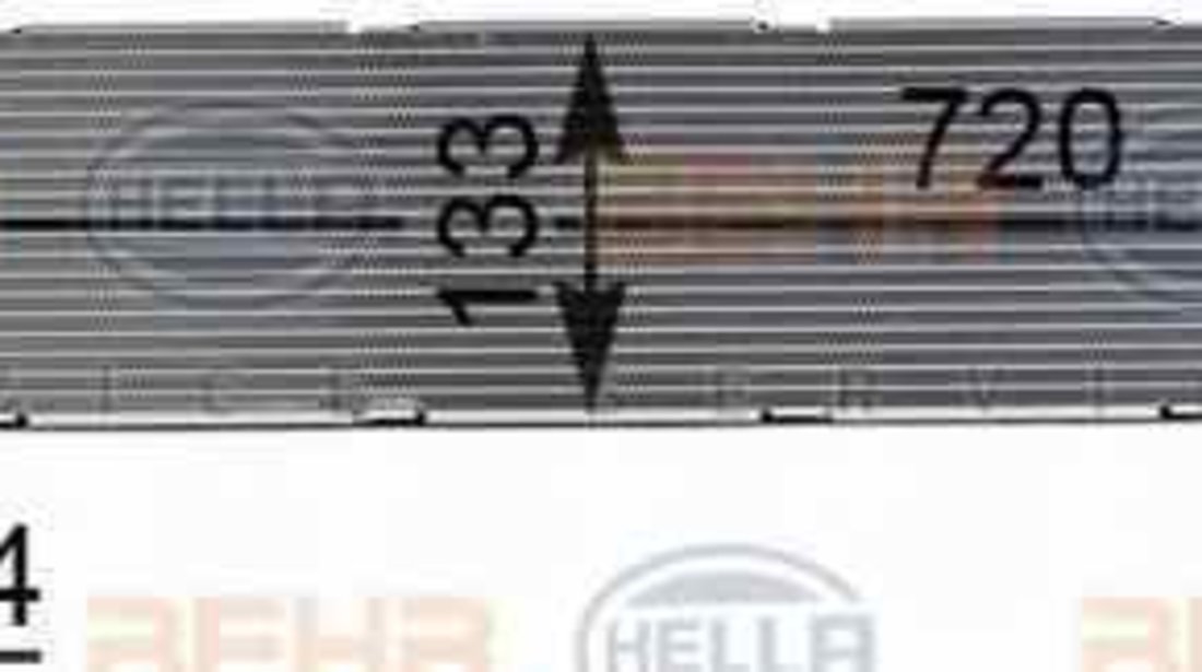 Radiator temperatura scazuta intercooler AUDI A4 Allroad 8KH B8 HELLA 8MK 376 701-151