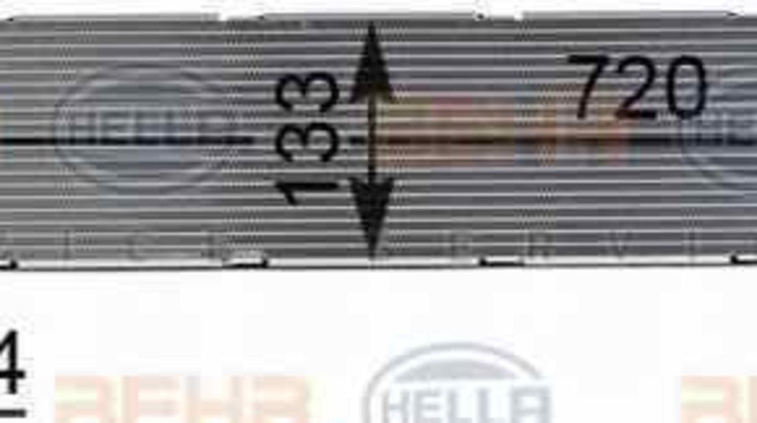 Radiator temperatura scazuta intercooler AUDI A8 4H HELLA 8MK 376 701-151