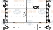 Radiator temperatura scazuta, intercooler (8MK3769...