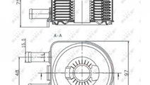 Radiator ulei Citroen XANTIA Estate (X2) 1998-2003...