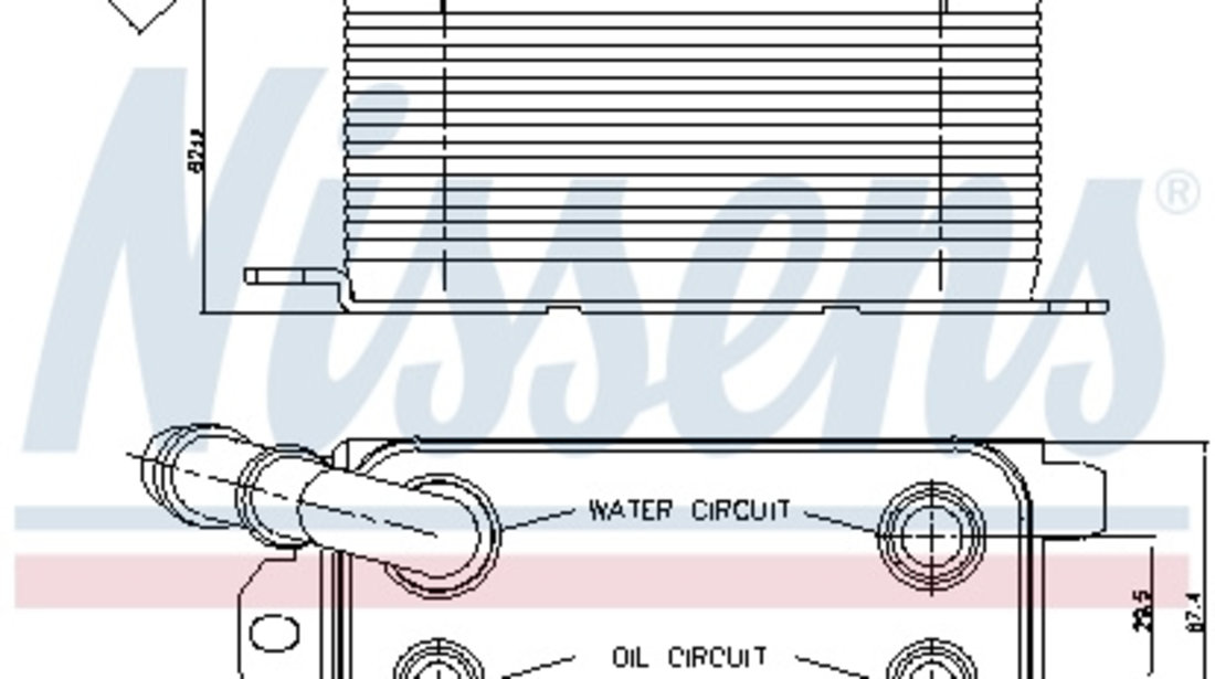 Radiator ulei cutie automata (137x63x68) VOLVO S60 II, S80 II, V60 I, V70 III, XC60, XC70 II; FORD C-MAX II, FIESTA VI, FOCUS III, GALAXY, KUGA II, KUGA III, MONDEO IV, S-MAX; LAND ROVER FREELANDER 2 cod intern: CI8747CK