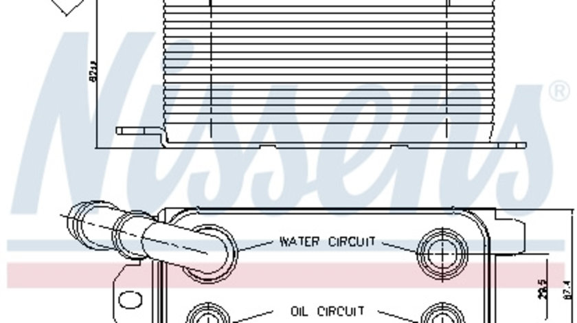 Radiator ulei cutie automata (137x63x68) VOLVO S60 II, S80 II, V60 I, V70 III, XC60, XC70 II; FORD C-MAX II, FIESTA VI, FOCUS III, GALAXY, KUGA II, KUGA III, MONDEO IV, S-MAX; LAND ROVER FREELANDER 2