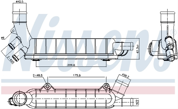 Radiator Ulei Motor Nissens Opel 90976