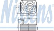 Radiator ulei, ulei motor AUDI A3 (8P1) NISSENS 90...