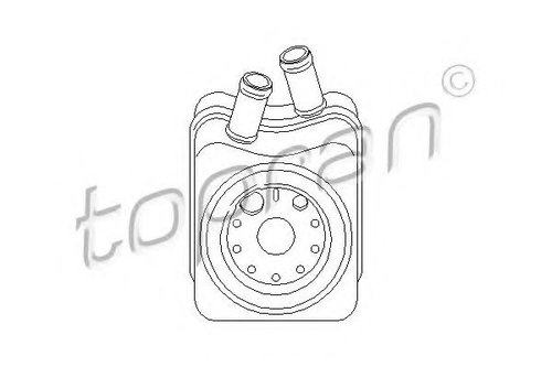 Radiator ulei, ulei motor AUDI A8 (4D2, 4D8) (1994 - 2002) TOPRAN 109 778 piesa NOUA