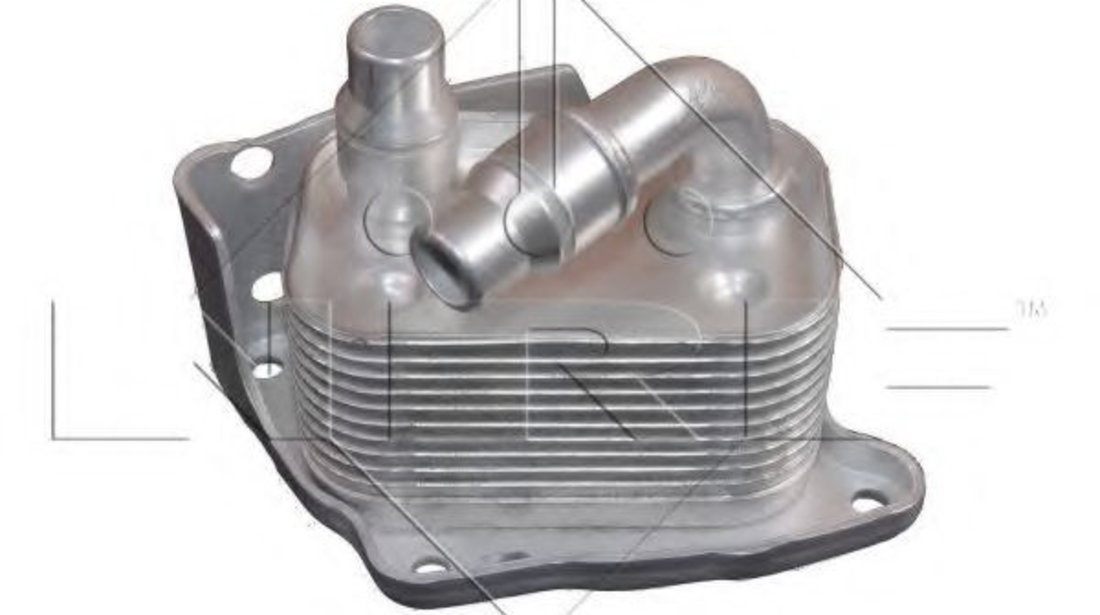 Radiator ulei, ulei motor BMW Seria 5 Touring (E61) (2004 - 2010) NRF 31209 piesa NOUA