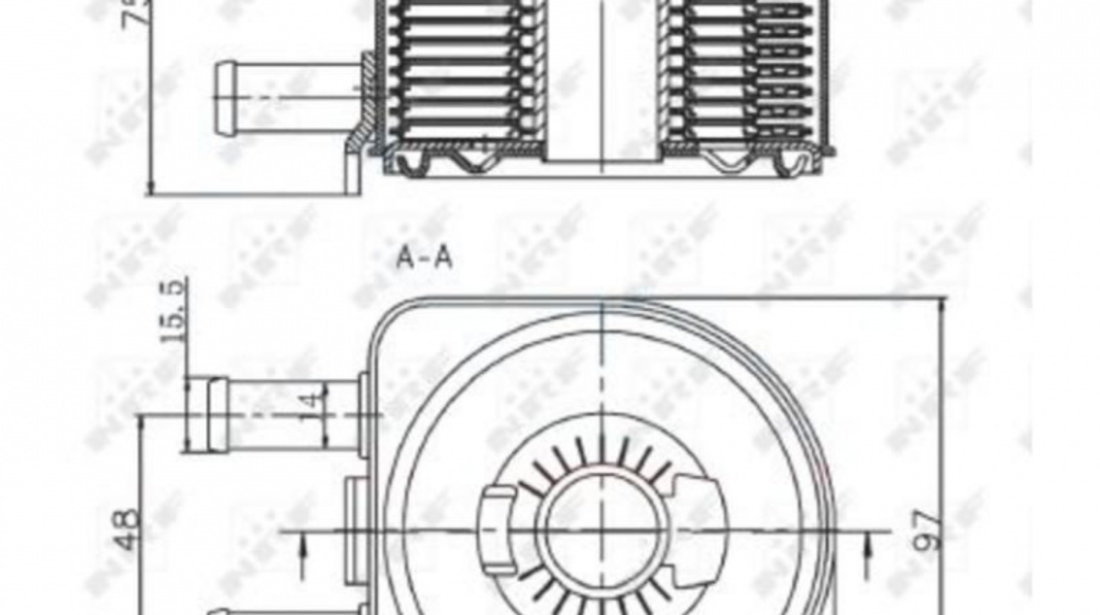 Radiator ulei, ulei motor Citroen BERLINGO (MF) 1996-2016 #2 1103H4