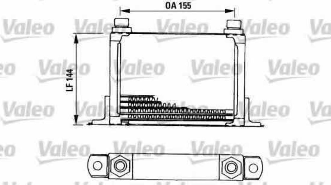 Radiator ulei ulei motor FIAT BRAVO I 182 VALEO 816666