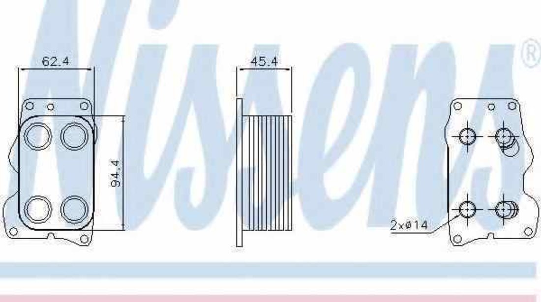 Radiator ulei ulei motor FORD C-MAX DM2 LANCIA 9672654380