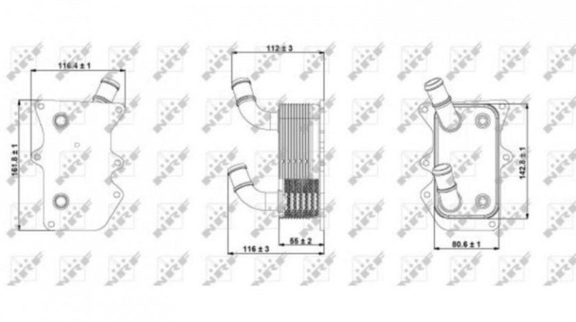 Radiator ulei, ulei motor Hyundai SANTA FE III (DM) 2012-2016 #2 264102F000