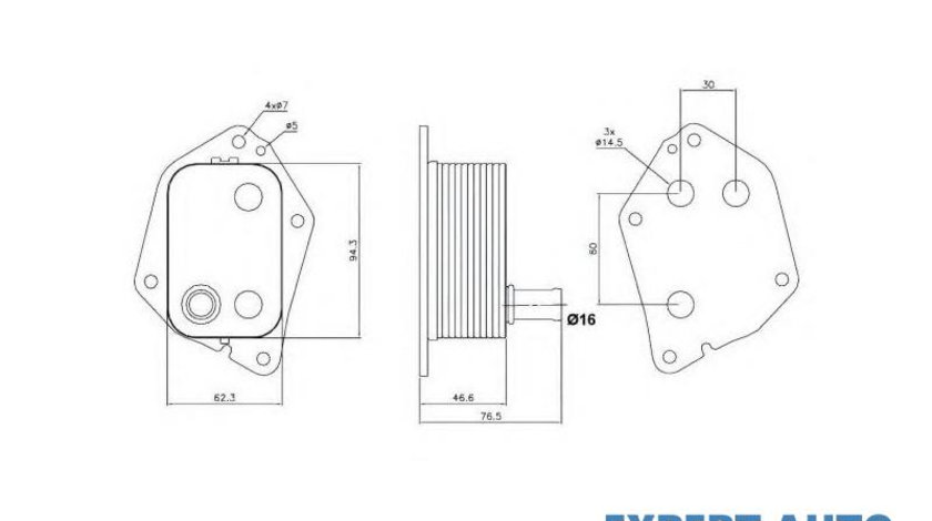 Radiator ulei, ulei motor Kia SOUL II (PS) 2014-2016 #2 264102A300