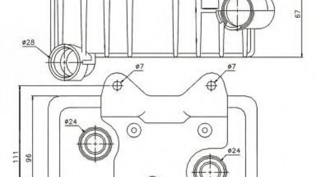 Radiator ulei, ulei motor MERCEDES C-CLASS (W202) (1993 - 2000) NRF 31181 piesa NOUA