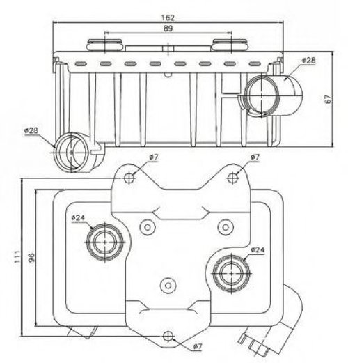 Radiator ulei, ulei motor MERCEDES C-CLASS (W202) (1993 - 2000) NRF 31181 piesa NOUA