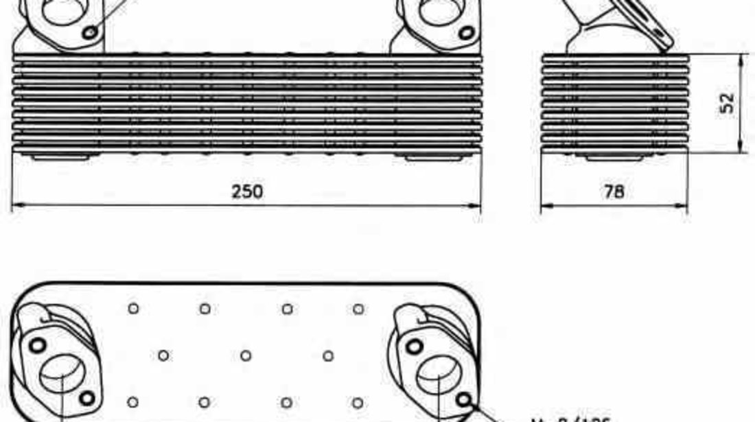 Radiator ulei ulei motor Producator NRF 31039