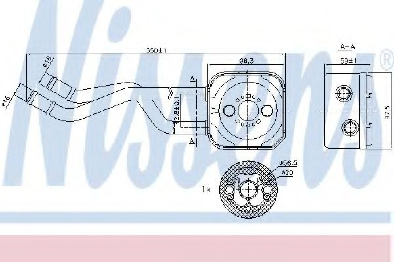 Radiator ulei, ulei motor SEAT LEON (1M1) (1999 - 2006) NISSENS 90685 piesa NOUA