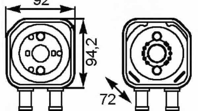 Radiator ulei ulei motor SKODA OCTAVIA Combi 1U5 NRF 31179