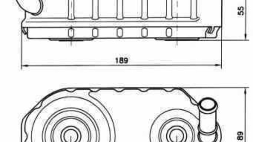 Radiator ulei ulei motor SKODA OCTAVIA Combi 1U5 NRF 31004A