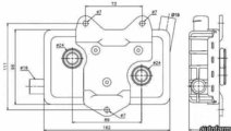 Radiator ulei ulei motor SSANGYONG REXTON GAB NRF ...