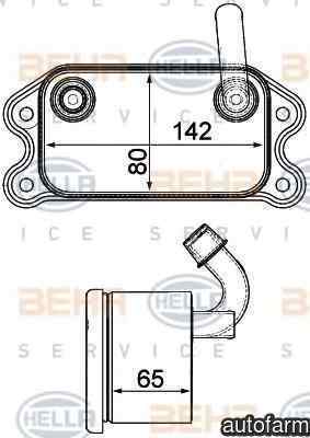 Radiator ulei ulei motor VOLVO XC90 I HE