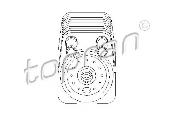 Radiator ulei, ulei motor VW BEETLE (5C1) (2011 - 2016) TOPRAN 112 203 piesa NOUA