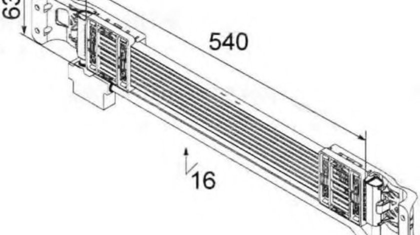 Radiator ulei, ulei motor VW PASSAT CC (357) (2008 - 2012) NRF 31232 piesa NOUA