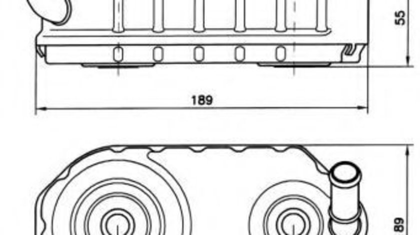 Radiator ulei, ulei motor VW POLO (6N1) (1994 - 1999) NRF 31004A piesa NOUA