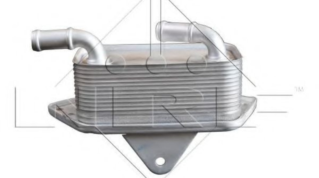 Radiator ulei, ulei motor VW TOUAREG (7P5) (2010 - 2016) NRF 31205 piesa NOUA