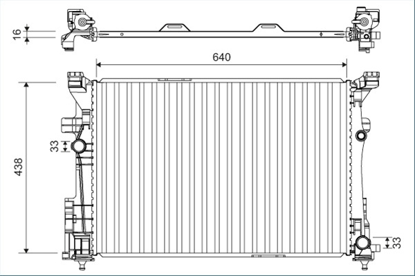 Radiator Valeo Infiniti 701133