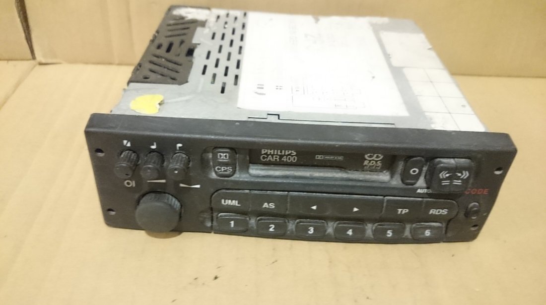 Radio Casetofon Auto Philips CAR 400 Dedicat Opel comenzi volan