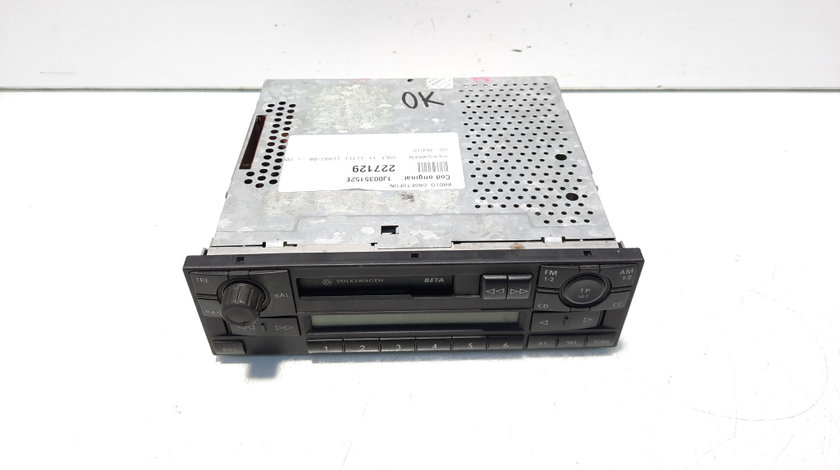 Radio casetofon, cod 1J0035152E, VW Golf 4 (1J1) (id:227129)