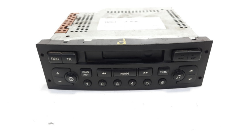 Radio casetofon, cod 96454436XT, Peugeot 307 SW (3H) (id:263890)