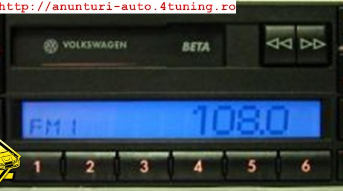 Radio Casetofon OEM Volkswagen Beta