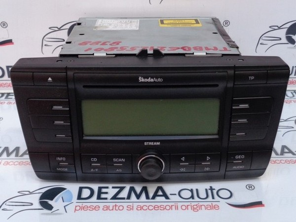 Radio cd, 1Z0035161A, Skoda Octavia (1Z3) 2004-2013 (id:215446)