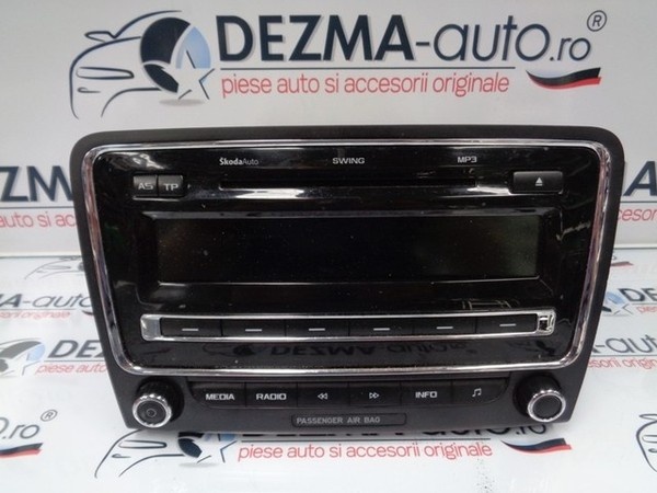 Radio cd 3T0035161, Skoda Superb 2 (3T4)