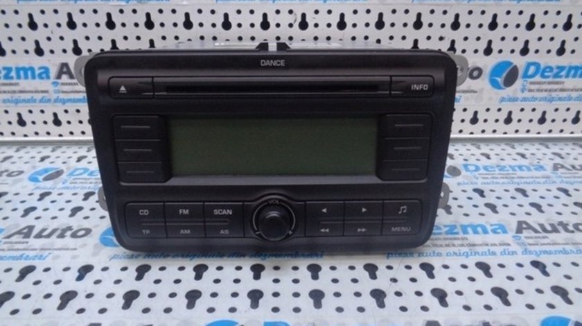 Radio cd, 5J0035161, Skoda Fabia, 2006-2013 (id:204009)