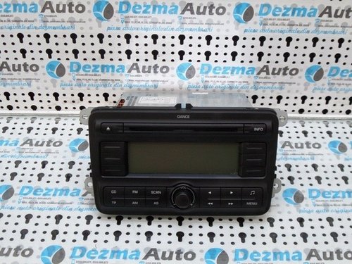 Radio cd, 5J0035161A, Skoda Fabia 2006-2013, (id:185000)