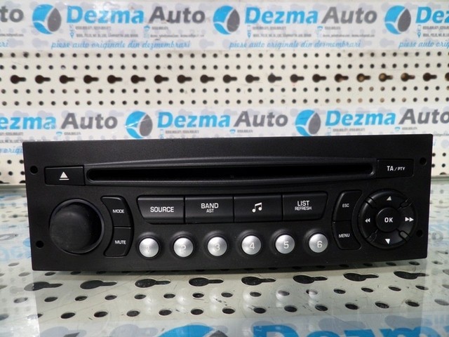 Radio CD 96662670XT, Citroen C4 Picasso, 2007-In prezent