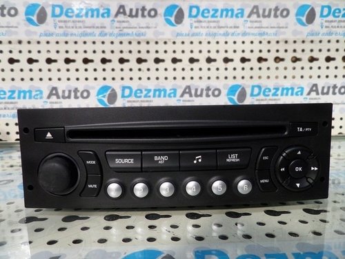 Radio CD 96662670XT, Citroen C4 Picasso, 2007-In prezent