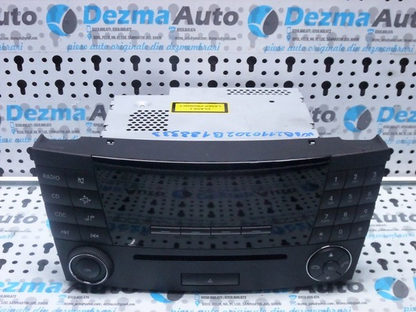 Radio cd A2118702889, Mercedes E 280cdi (W 211) 2003-2009