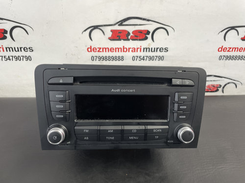 Radio CD Audi A3 8P 1.6 TDi DSG Automat Facelift sedan 2012 (8P0035186AB)