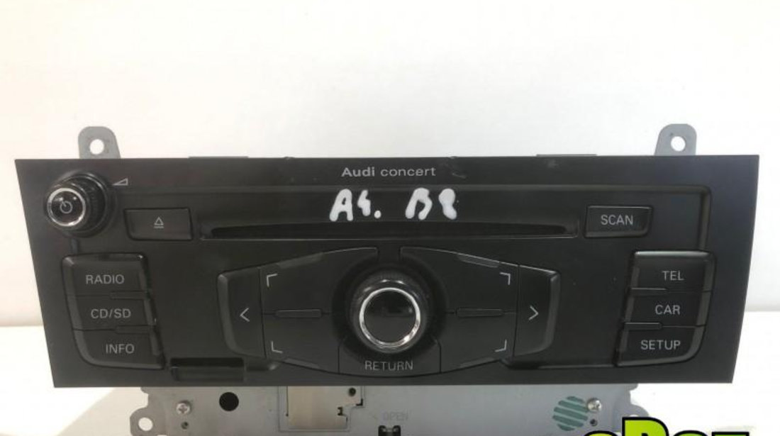 Radio cd Audi A4 (2007-2011) [8K2, B8] 8t1035186b