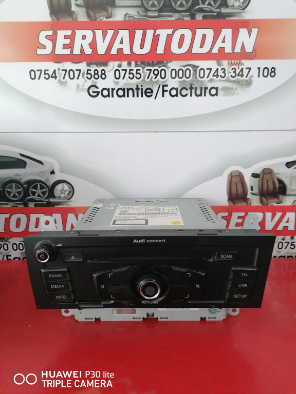 Radio CD Audi A4 (2008-2011) [8K2, B8] 2.0 Motorina 2011, 8T2035186P