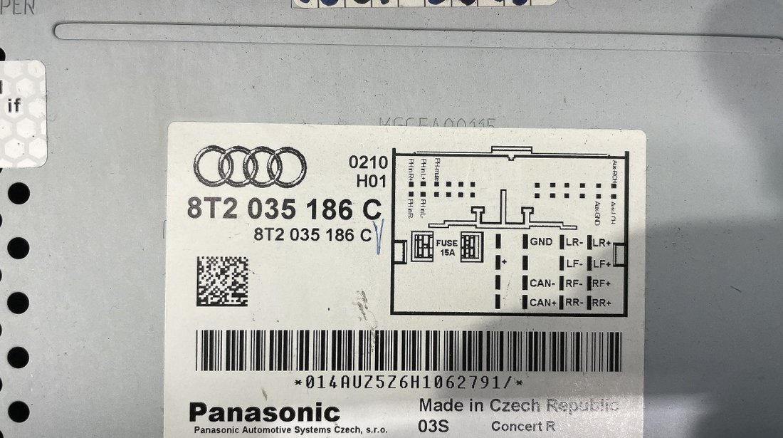 RADIO CD AUDI A4 A4 - (2007 2011)